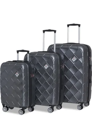 Swiss Military Set Of 3 Textured Hard-Sided Trolley Bags
