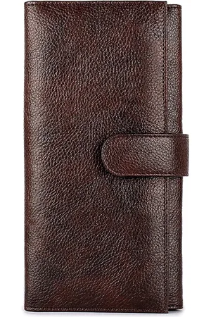 THE CLOWNFISH Women Brown Textured Three Fold Wallet
