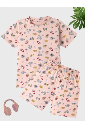 FUNKRAFTS Kids Printed Top With Shorts