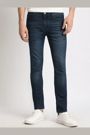 The Bear House Men Skinny Fit Clean Look Light Fade Whiskers Stretchable Jeans