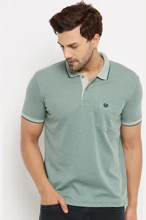 Duke Men Solid Polo Collar T-shirt