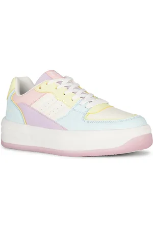 North Star Women Colourblocked Comfort Insole Lace-Ups Sneakers