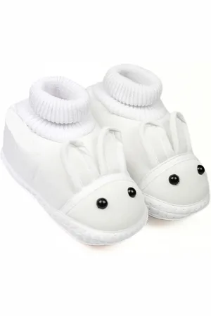 BAESD Kids Applique Slip On Booties