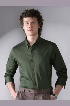 Beyoung Solid Spread Collar Long Sleeves Formal Shirt