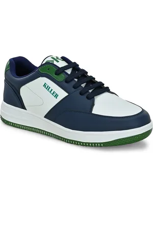 Killer Men Colourblocked Round Toe Sneakers