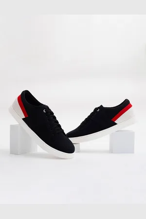 Mast & Harbour Men Black Colourblocked Sneakers