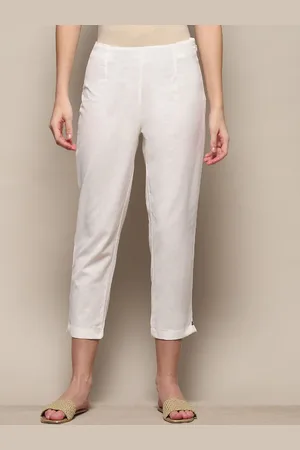 Biba Women Relaxed Straight Leg Pleated Trouser