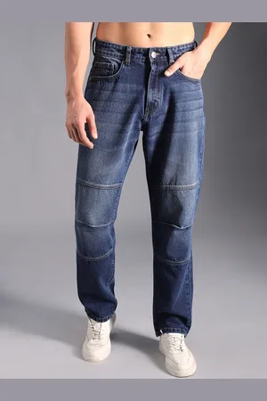 High Star Men Straight Fit Clean Look Light Fade Cotton Jeans