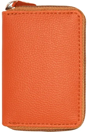 GREEN DRAGONFLY Unisex Textured PU Zip Around Wallet