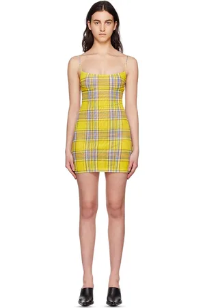 LULU & SKY Women Checked Bodycon Mini Dress