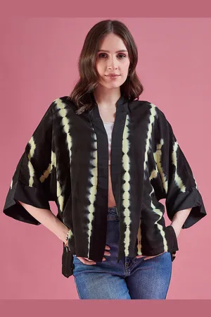 DressBerry Black Tie & Dye Shrug