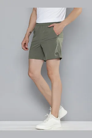 Skechers Men Comfort Fit Self Checked SKECHWEAVE TEARSTOP Training Or Gym Sports Shorts