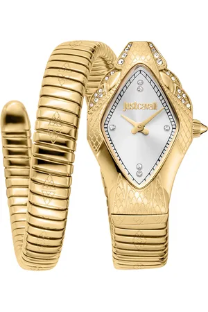 Roberto Cavalli Women Wrap Around Straps Analogue Automatic Watch JC1L306M0035