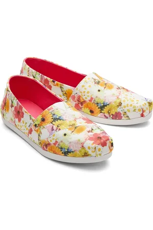 TOMS Women Printed Floral Alpargata Loafers