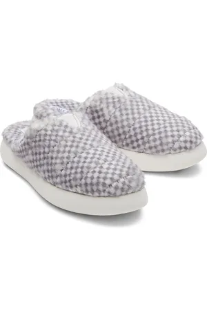 TOMS Women Grey Printed Room Slippers