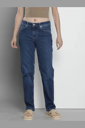 Tommy Hilfiger Women Mid Rise Classic Straight Fit Stretchable Jeans