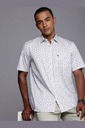 Allen Solly Floral Printed Sport Fit Pure Cotton Casual Shirt