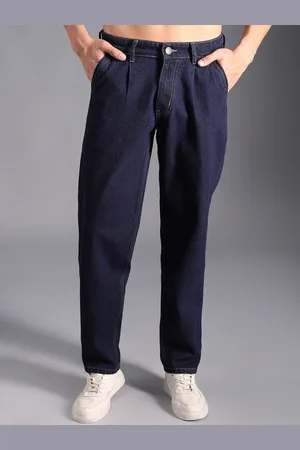 High Star Men Relaxed Fit Clean Look Light Fade Cotton Jeans