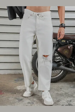 High Star Men relaxed fit heavy distress jeans