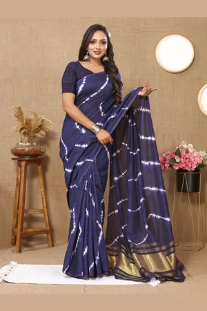 Kalini Tie and Dye Pure Cotton Saree