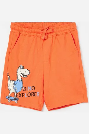 Lifestyle Boys Graphic Printed Pure Cotton Shorts