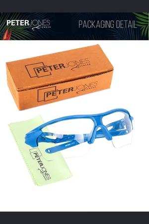 Peter Jones Eyewear Unisex Sports Sunglasses with UV Protected Lens NDM00DBL