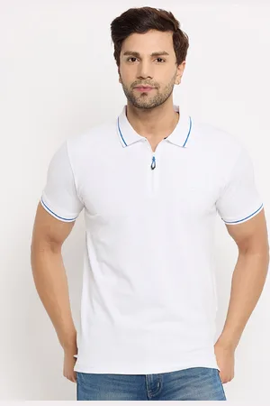 Duke Polo Collar Short Sleeves Cotton Slim Fit T-shirt