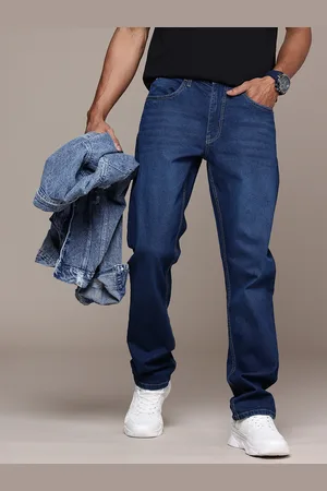 WROGN Men Straight Fit Light Fade Stretchable Jeans