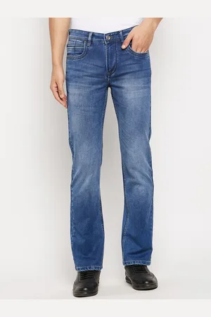 Duke Men Blue Heavy Fade Medium Shade Stretchable Jeans