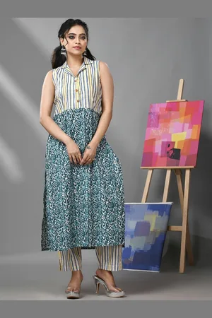Charukriti Women Geometric Printed Kurta