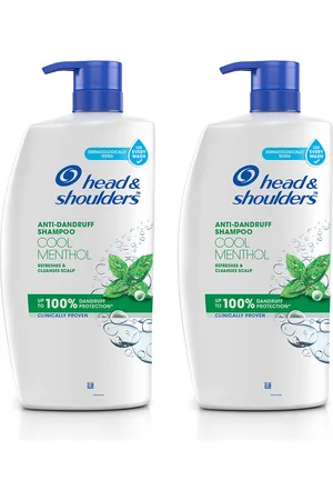 Head & Shoulders Set of 2 Cool Menthol Anti-Dandruff Shampoo - 1 Litre Each