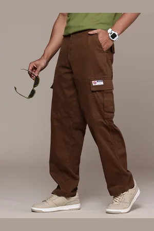 WROGN Men Oversized Fit Cargos Trousers