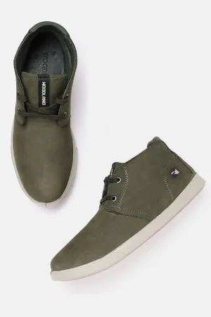 Woodland Men Nubuck Leather Derbys