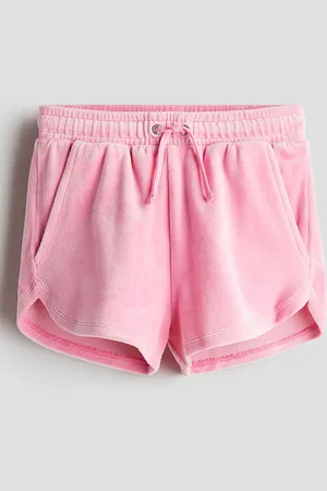 H&M Girls Velour Pull-On Shorts
