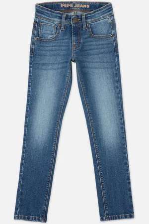Pepe Jeans Boys Slim Fit Heavy Fade Stretchable Jeans