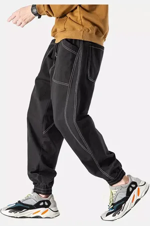 NOBERO Men Mid-Rise Relaxed Oversized Fit Joggers