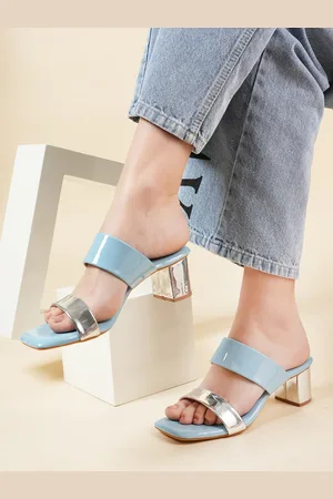 Mast & Harbour Open Toe Block Heels