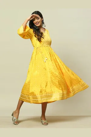 Rangriti Ethnic Motifs Midi Dress