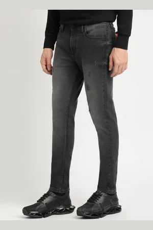 The Bear House Men Skinny Fit Mildly Distressed Heavy Fade Stretchable Jeans