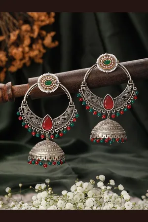 Jazz and Sizzle Women Contemporary Jhumkas Earrings