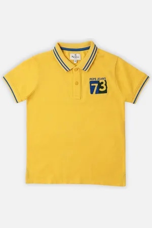 Pepe Jeans Boys Polo Collar Pure Cotton T-shirt