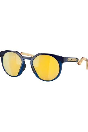 Oakley Men Polarized Gold Lens Round Sunglasses - 0OO924292421152