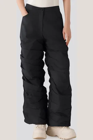 Muvazo Women Comfort Wrinkle Free Cargos Trousers