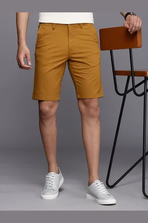 Louis Philippe Men Slim Fit Chino Shorts