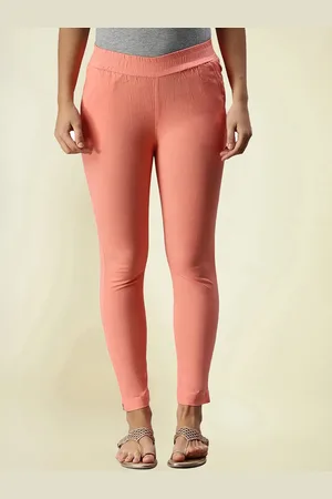 Soch Women Slim Fit Mid-Rise Trousers