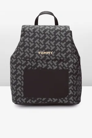 Tommy Hilfiger Women Brand Logo Print Medium Sized Backpack