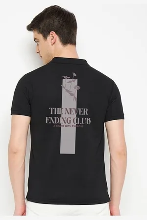 Polo Plus Men Typography Printed T-shirt