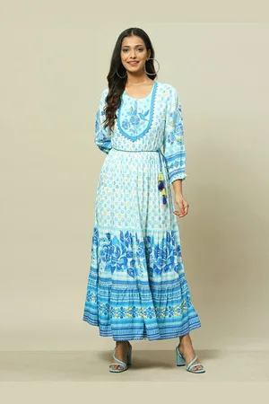 Rangriti Ethnic Motifs Print Maxi Dress