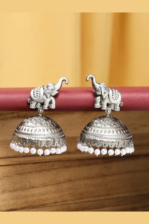 OOMPH Women Animal Shaped Jhumkas Earrings