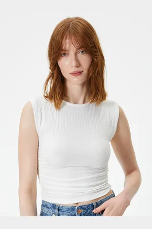 Koton Women Striped Round Neck T-shirt